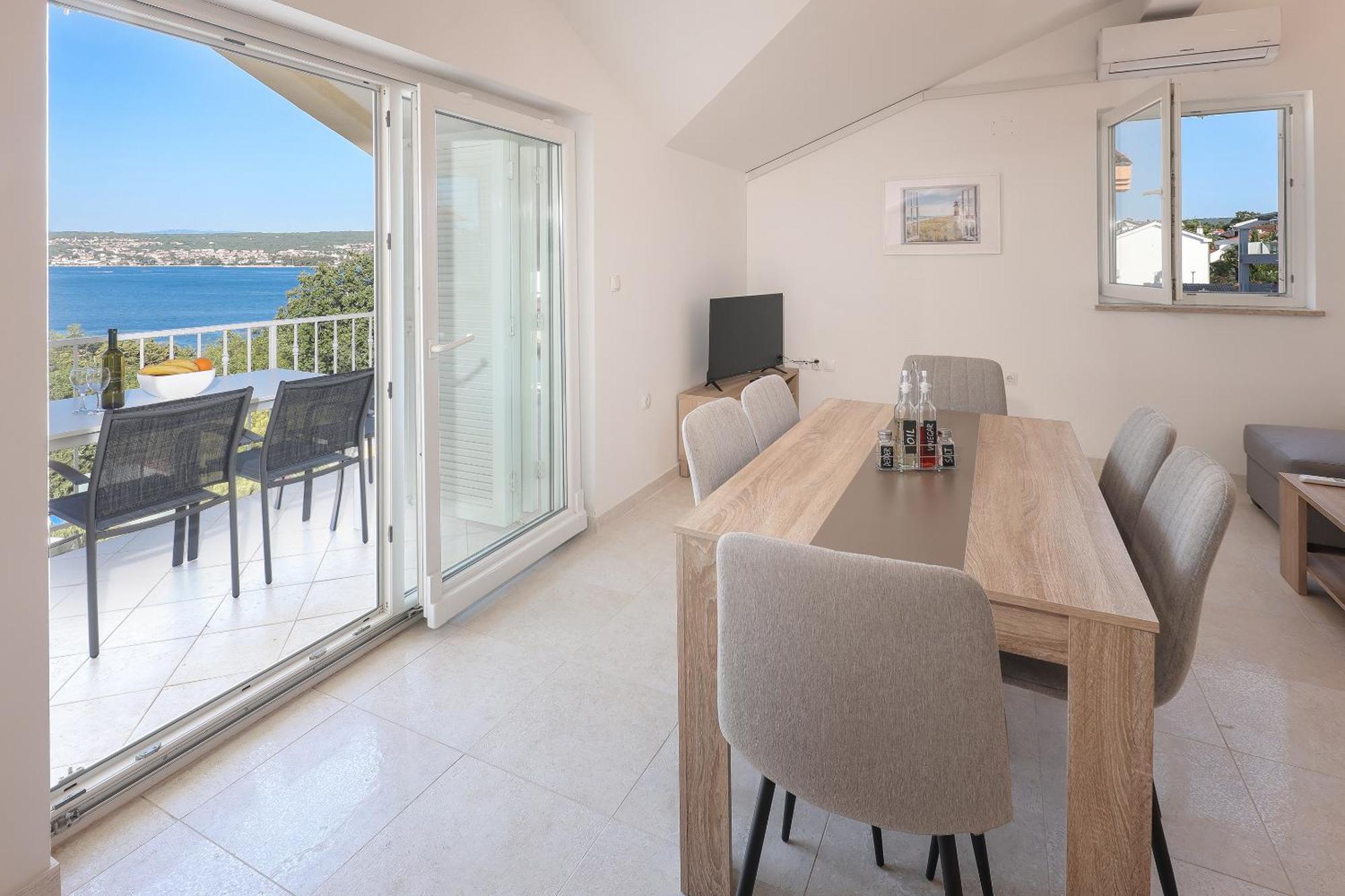 Sea View By Moro Apartment Malinska Bagian luar foto