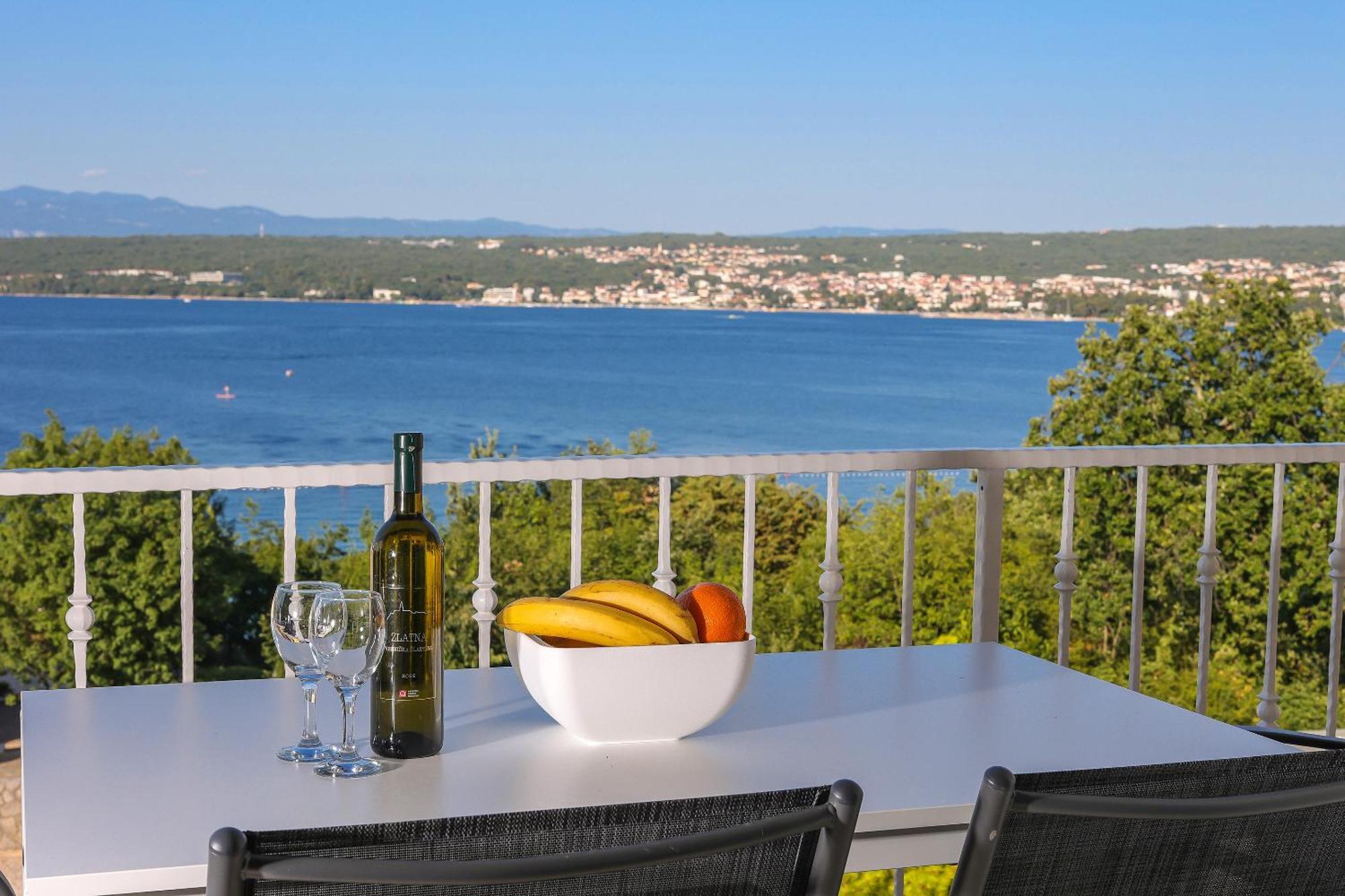 Sea View By Moro Apartment Malinska Bagian luar foto