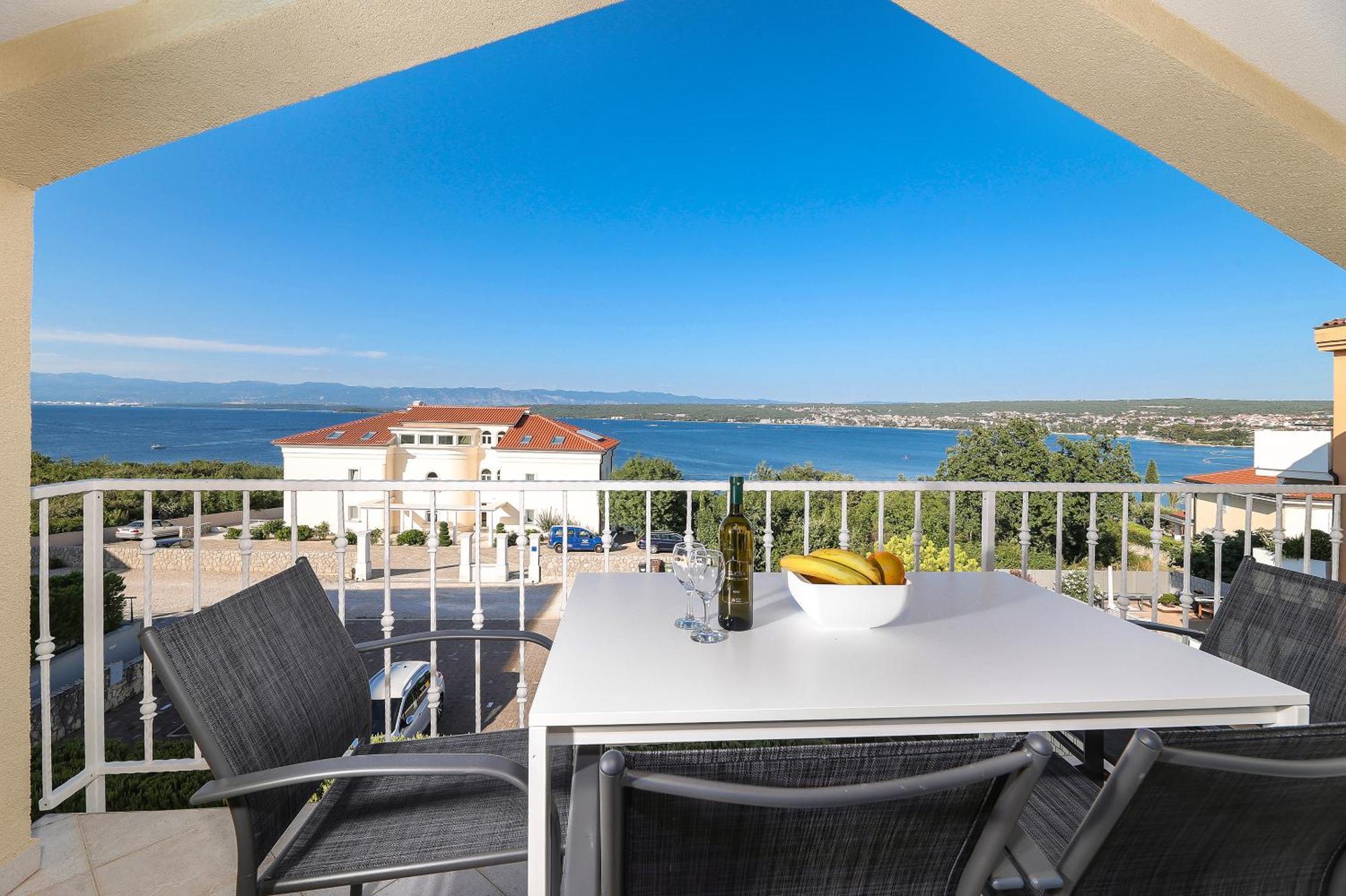 Sea View By Moro Apartment Malinska Bagian luar foto