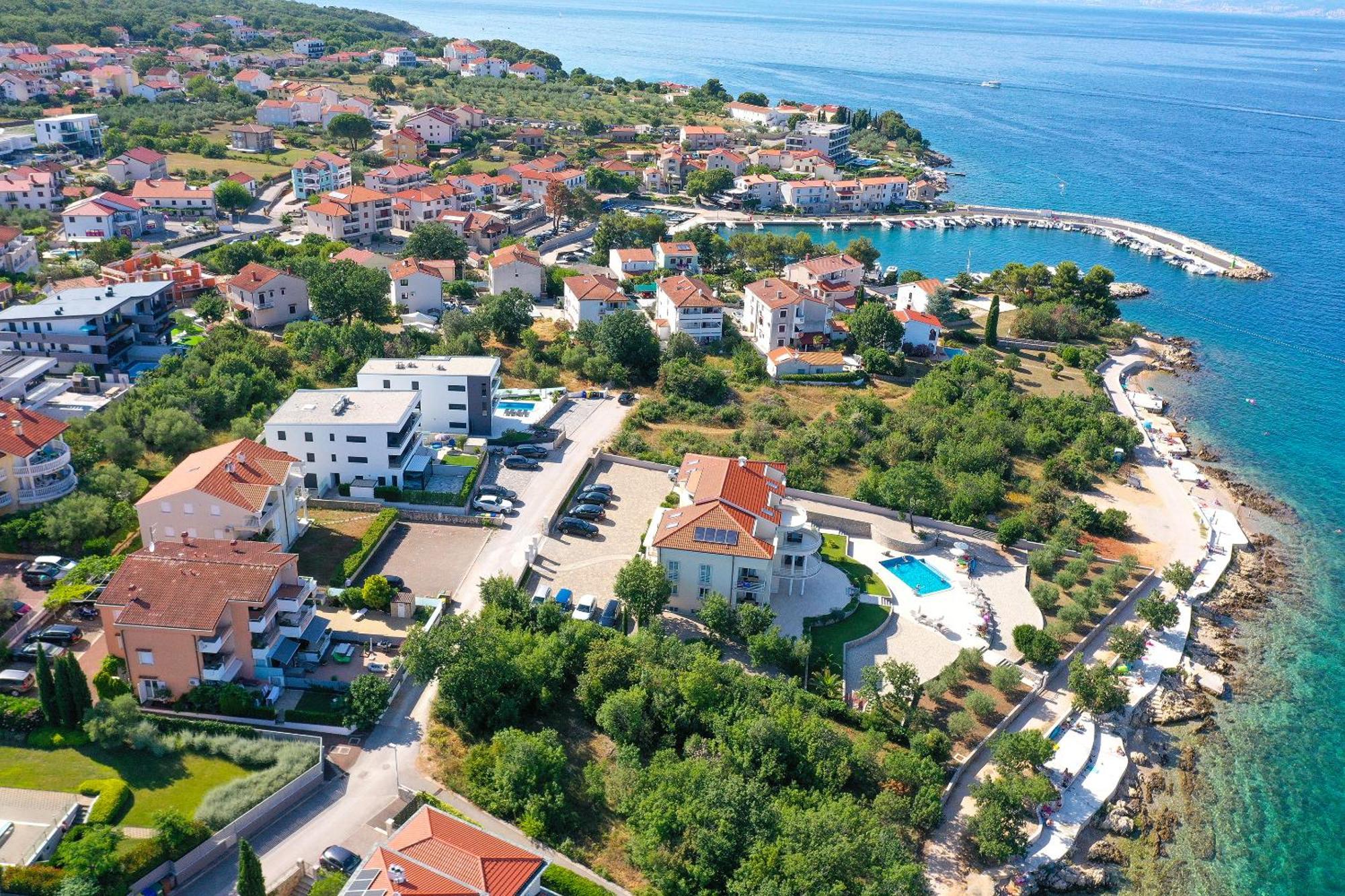 Sea View By Moro Apartment Malinska Bagian luar foto